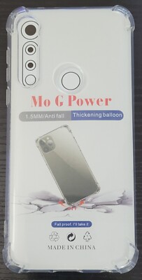 Clear Soft TPU Case Slim Shockproof Cover for Motorola Moto G Power (2020)
