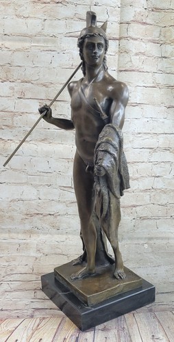 83 CM Western Art Nude Bronze Greek mythology Jason Golden Fleece Sculpture Sale