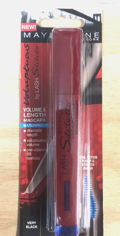 Mascara Lash Stiletto Black Waterproof Longueur Volume Maybelline