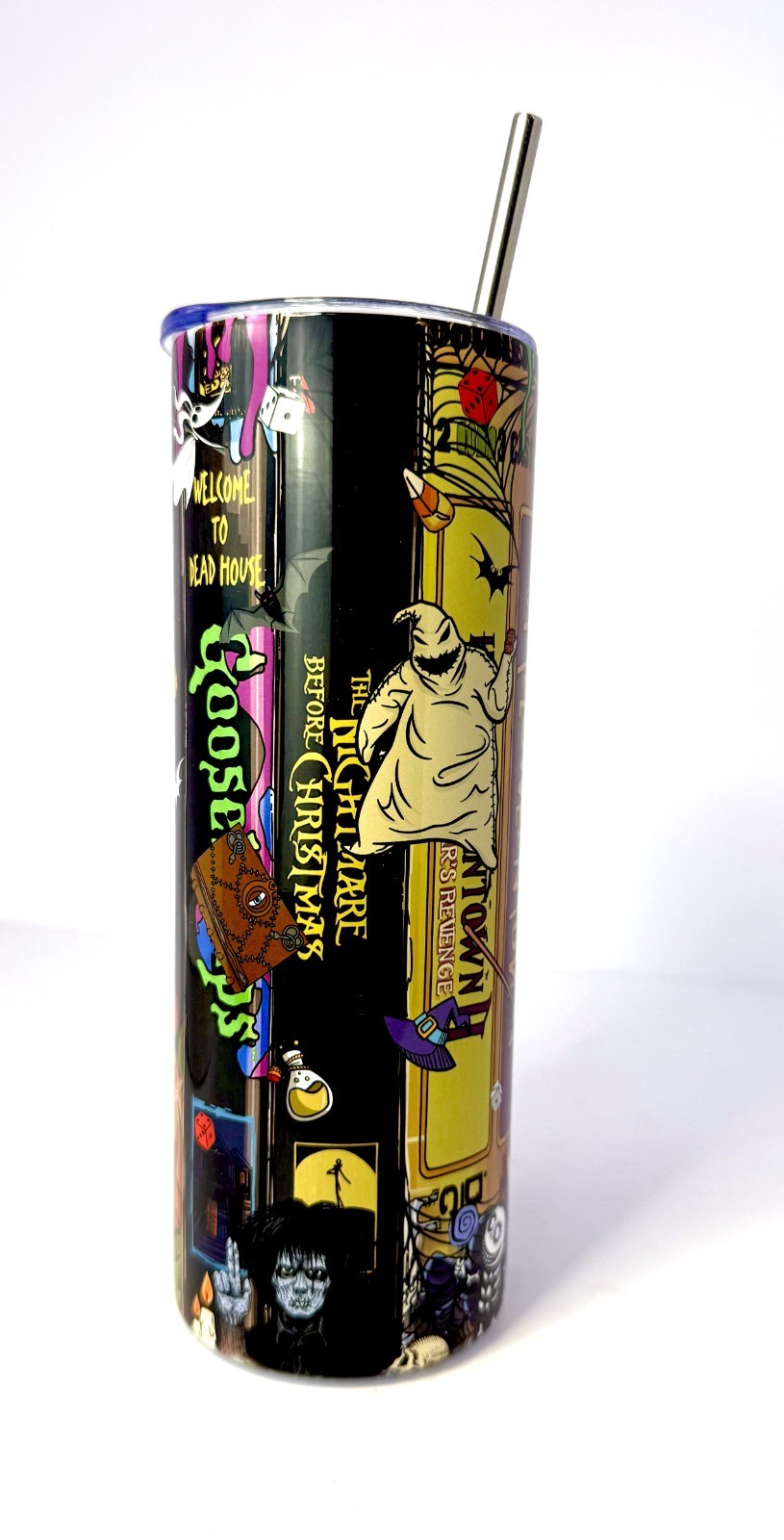 20 oz Halloween Collection Stainless Steel Tumbler with Lid, Straw