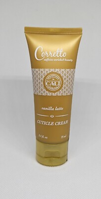 Cali Corretto Caffeine Infused Vanilla Latte Cuticle Cream 2.5 fl oz NEW SEALED