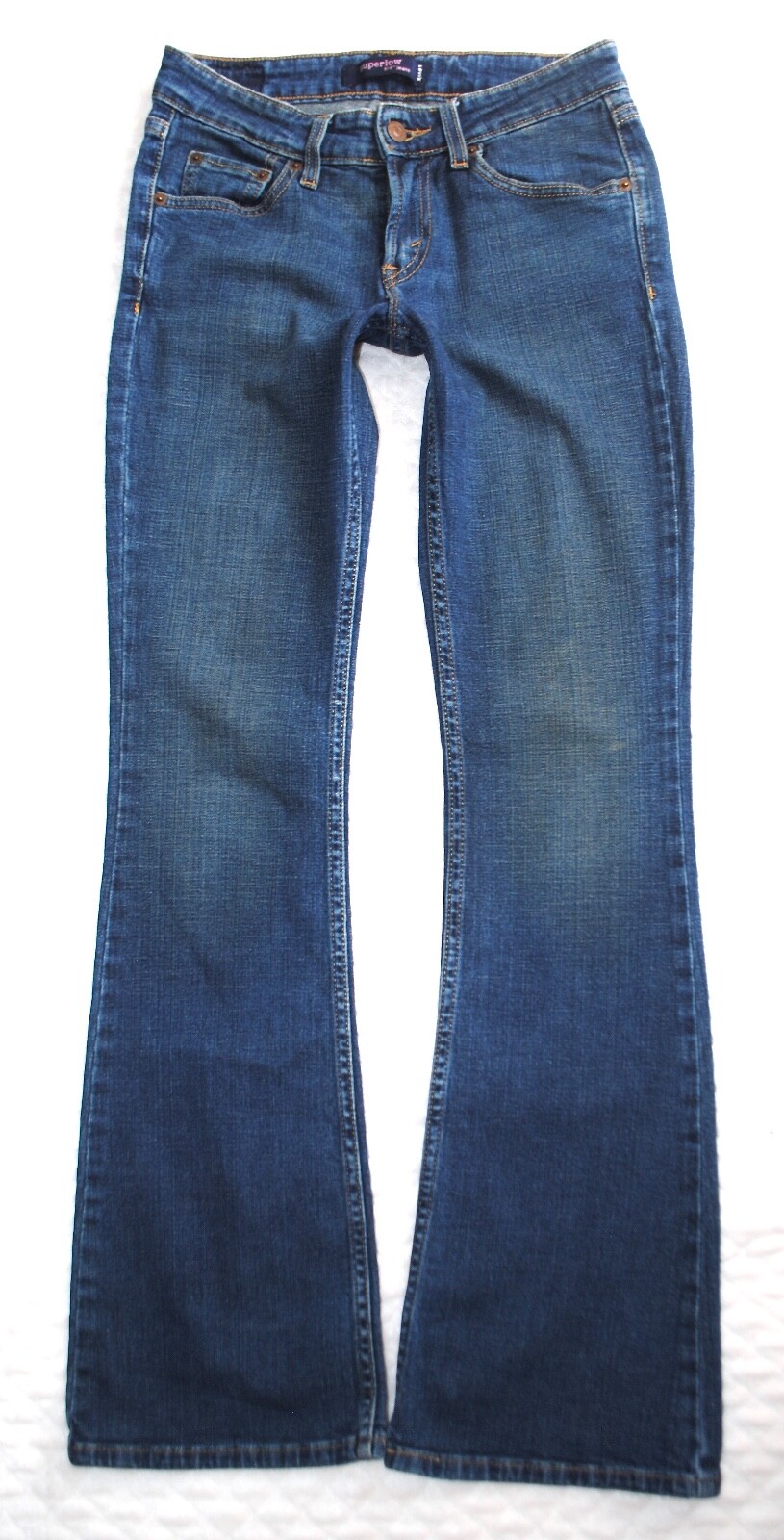 Levis 518  Jeans Boot cut Denim Blue Mid Rise stretch Jeans size 1 25 x 30