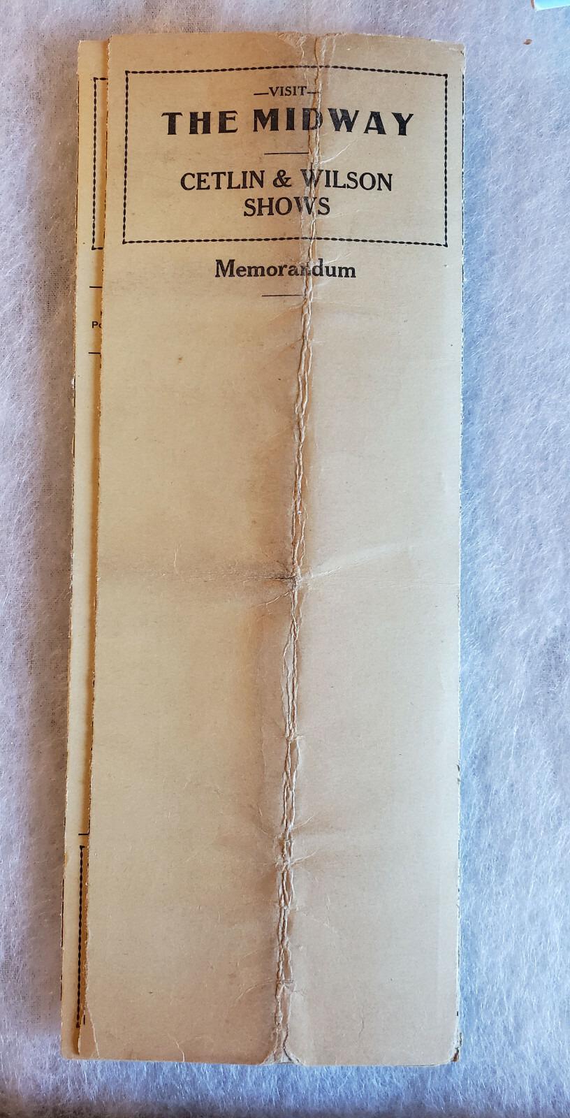 1937 Ebensburg Pennsylvania Horse Racing Program