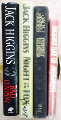 Lot 4 Jack Higgins Hardcover: Bad Company, Judgment, Night of Fox, Confessional