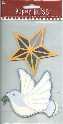 CHRISTMAS Paper Bliss PICK Angel Dove Peace Poinsettia Trees Flowers Glitz 