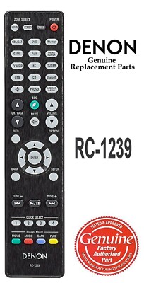 Genuine DENON RC-1239 AV Receiver Remote Control AVR-X2700H AVR-S960H AVR-X3700H
