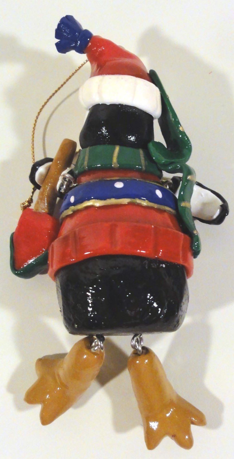Christmas Ornament, Penguin with Birds & Birdhouse , 5