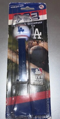 Pez LA Dodgers MLB Limited Edition Retired Candy Fell Out, Piece Still New