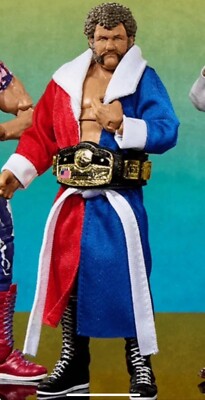 WWE Elite Collection Legends From the Territory Era Harley Race Figure In Hand.