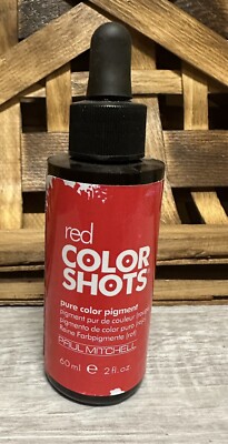 Paul Mitchell Color Shots Red Pure Hair Color Pigment 3oz 90ml ~ NEW