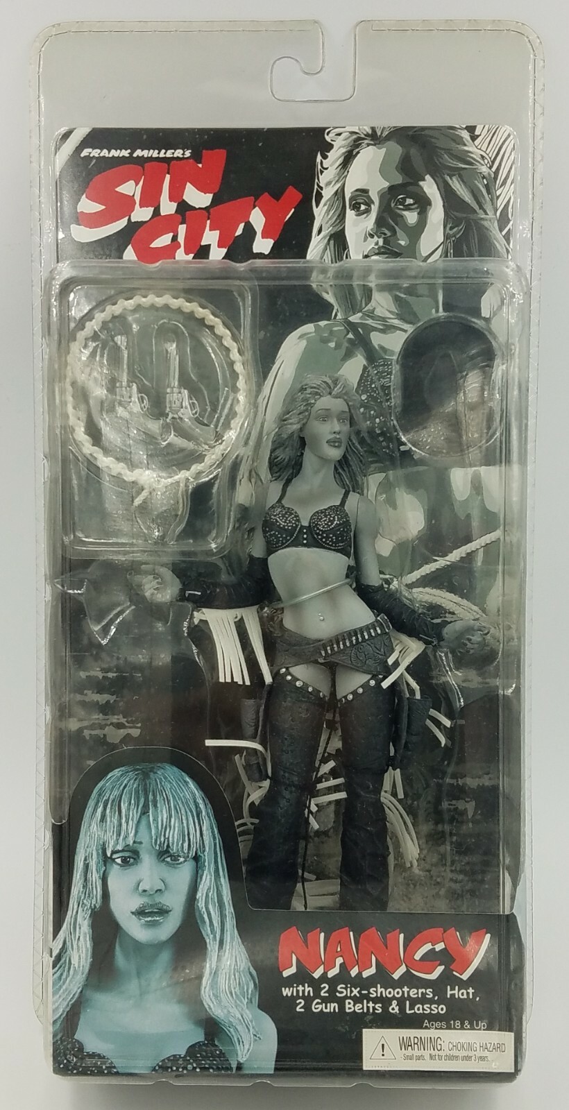 sin city Nancy フィギュア ブラック＆ホワイト SIN CITY SERIES 1 NANCY JESSICA ALBA BLACK & WHITE ACTION