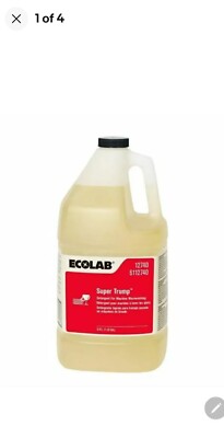 Eco lab Super Trump for machine Warewashing 4-3 7/8 (1 US Gal) 12740
