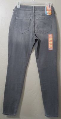 NWT OLD NAVY ROCKSTAR SUPER SKINNY GRAY DENIM JEANS 4 NEW