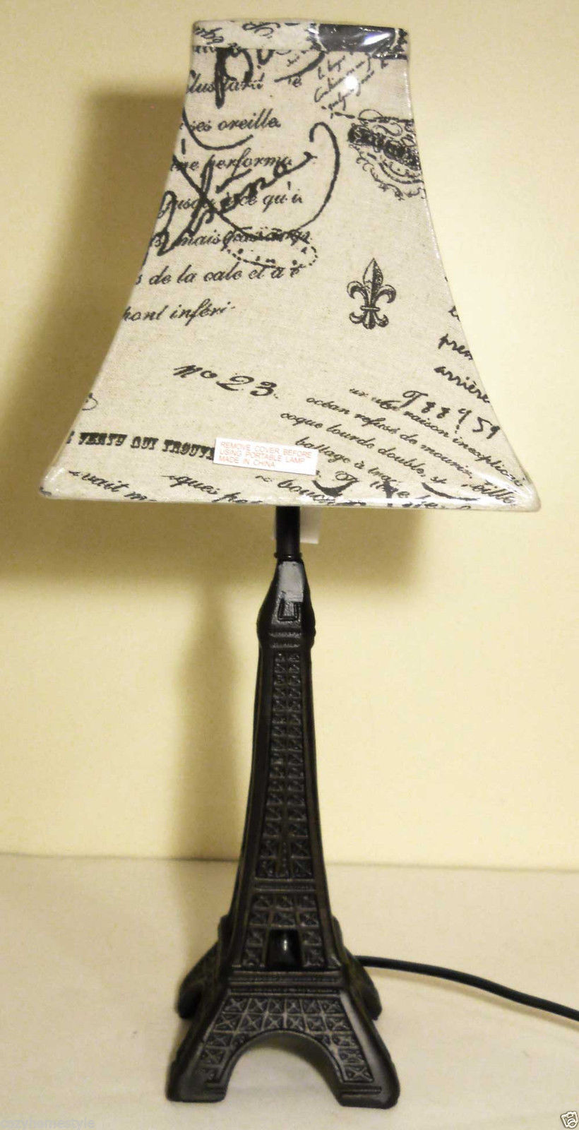 País francés lámparas de hierro fundido