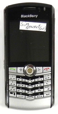 BlackBerry Pearl 8100 - Black and Gray ( GSM ) Smartphone - Works / READ