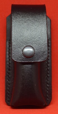 Custom Real Leather Black Case Sheath for  Leatherman SuperTool 300,Surge, etc