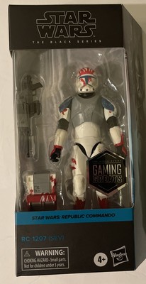 IN HAND STAR WARS GAMING GREATS REPUBLIC COMMANDO RC-1207 (SEV) 6'' ACTON FIGURE