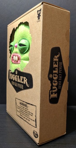 Green Fuggler Bunny Rabid Rabbit Funny Ugly Monster Spin Master Fugglers Plush