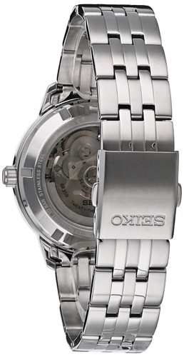 Pre-owned Seiko Essentials Ss Automatic Silver Dial