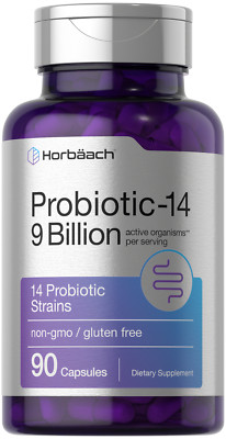 Probiotics for Women & Men | 9 Billion CFU | 90 Capsules | Non-GMO | by Carlyle