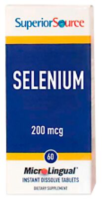 Superior Source Selenium 200 мкг (из селенометионина 19,5 мг) 60 сублингвально