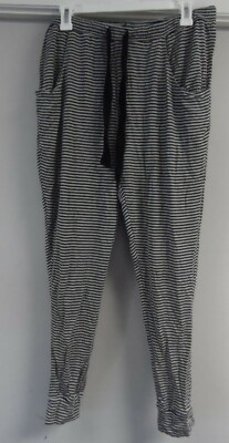 Adore Me Women's Pajama Bottoms Loungewear Pants 561 Gray Black Large