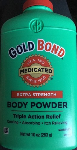 Gold Bond Medicated Extra Strength Body Powder, 10 Ounce Containers (Pack of 3)