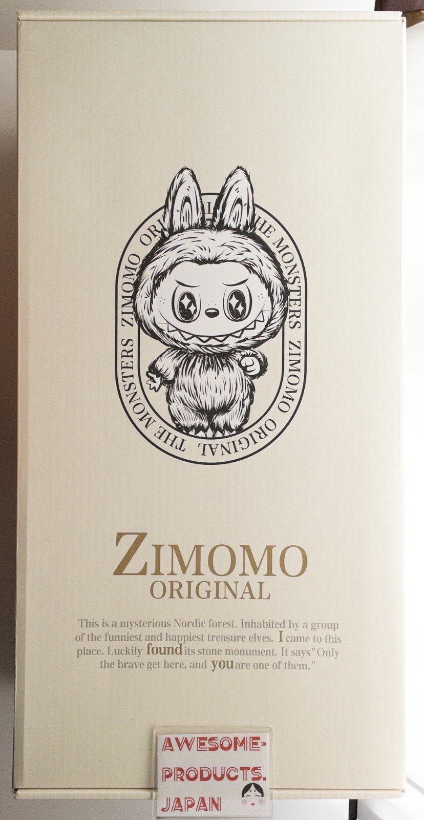 POP MART ZIMOMO THE MONSTERS I FOUND YOU 58cm Original Vinyl