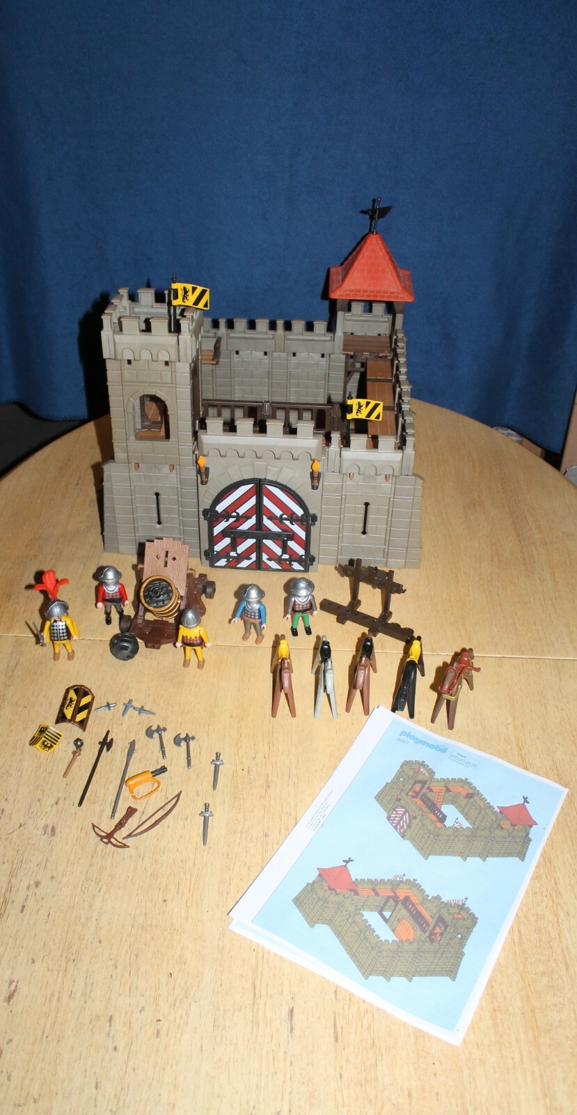 Playmobil Ritterburg 3667 inklusive Figuren - Kanone - Kopie der Bauanleitung