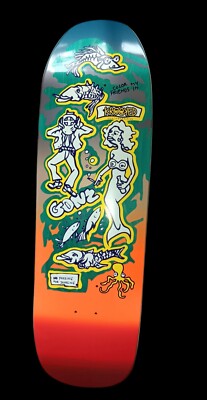 Krooked Mark Gonzales Skate Shop Day Color My Friends.  9.81 Glow In The Dark 