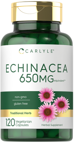 Капсулы с эхинацеей, 650 мг | 120 грамм | Без ГМО и глютена | от Carlyle