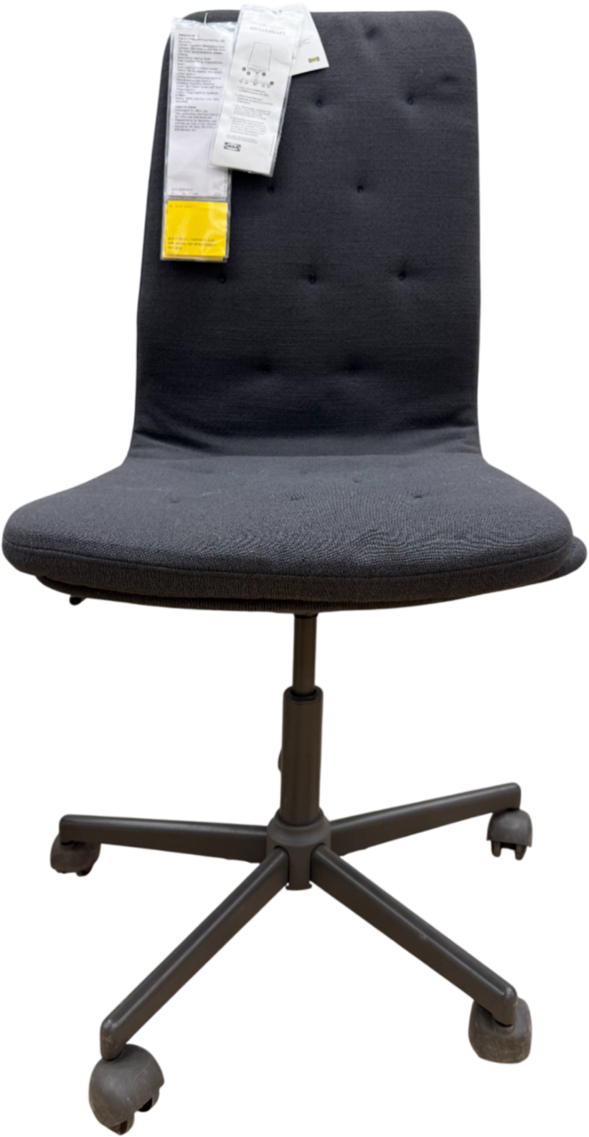 Brand New IKEA MULLFJALLET Gray Conference Chair Casters