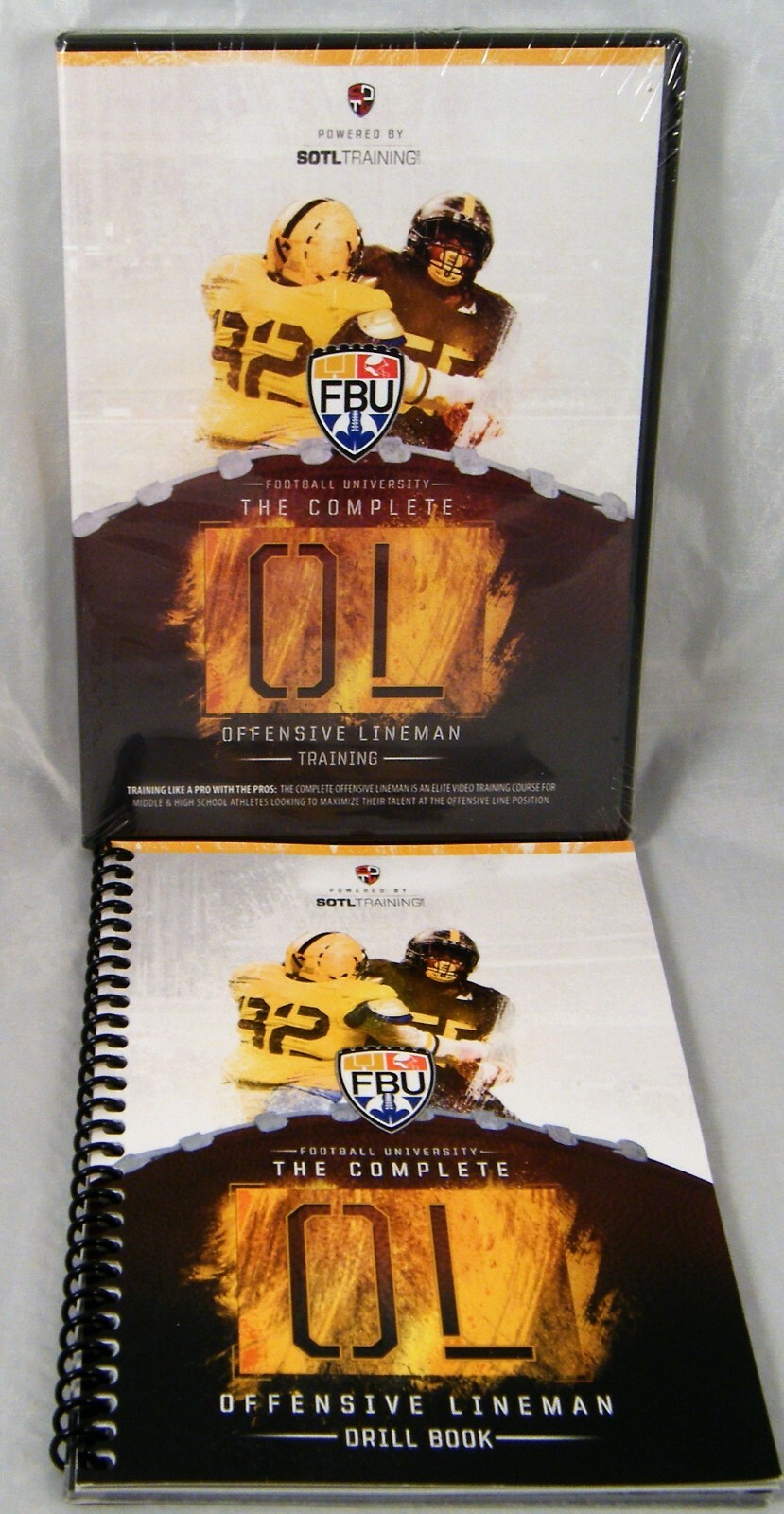 The Complete OL Offensive Lineman Training SOTL Football University Book DVD