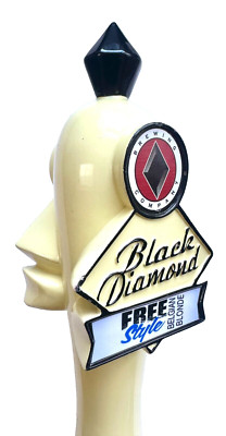 BLACK DIAMOND - FREE STYLE BELGIAN BLONDE - BEER TAP HANDLE