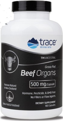 Trace Minerals Beef Organ 500 мг 180 капсул