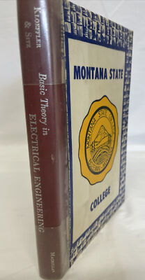 Vintage 1955 Basic Theory in Electrical Engineering Kloeffler & Sitz HC 2nd Prnt