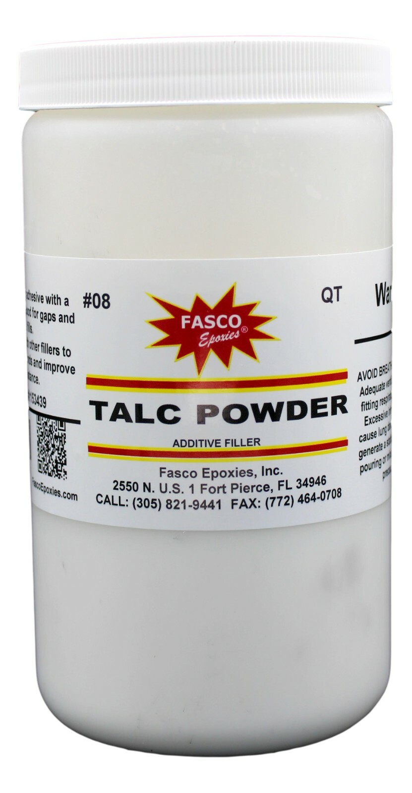 Talc Powder Filler Thickener for Resin and Epoxy Quart 819794020831 eBay