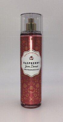 NEW Bath & Body Works RASPBERRY JAM DONUT Fine Fragrance Mist 8 Oz - Ships FREE!