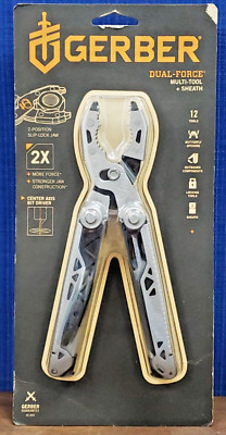 Gerber Dual-Force Multi-Tool + Sheath (31-003585) - Black/Silver