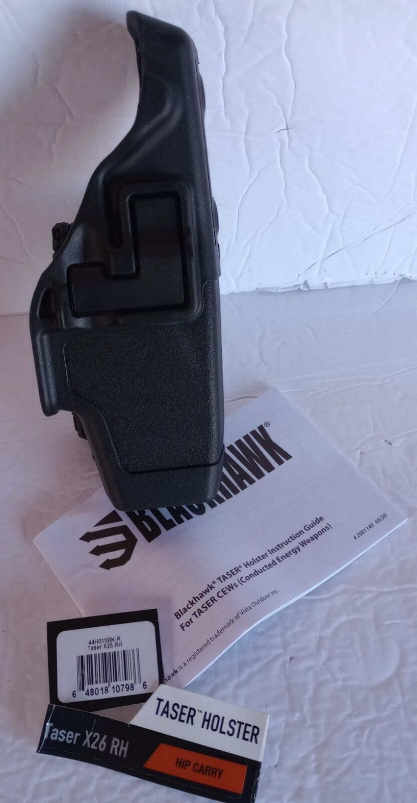 Blackhawk Taser Holster X26 RH Right Hand Hip Carry 44H015BK
