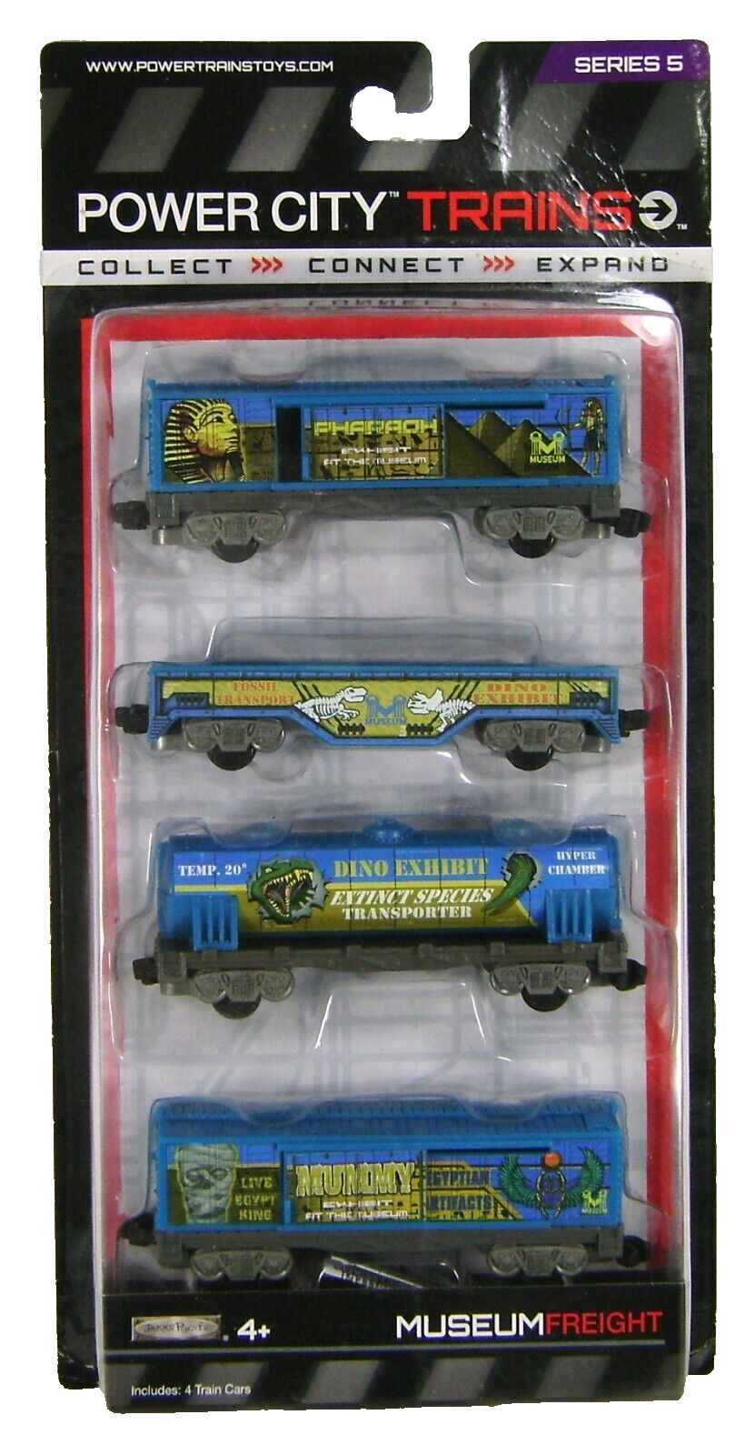 (未使用･未開封品)Planes Trains & Machines Collection [DVD] Power City Trains MUSEUM FREIGHT Series 5 RARE 4 Car Set