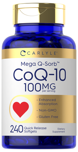 CoQ10 100 мг | 240 мягких капсул | Коэнзим Q-10 и экстракт черного перца | Карлайл