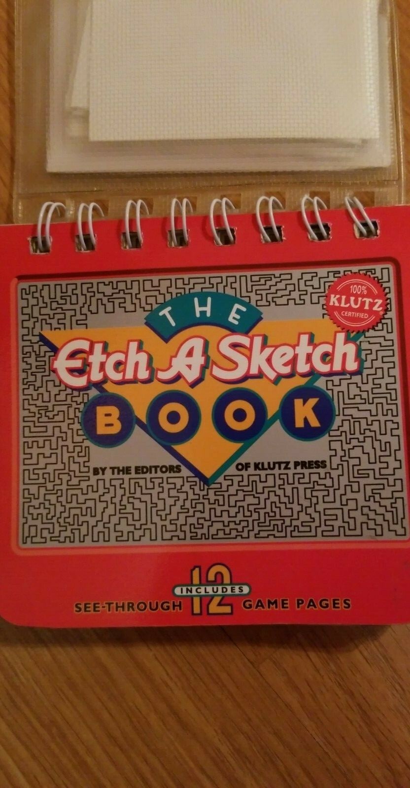 Pocket Etch A Sketch Purple with 9 See Through Games and Book Ohio Art