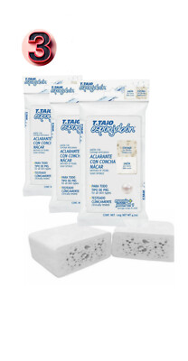 3 PACK!!!!  t.taio esponjabon sponge soap concha nacar mother of pearl !!!