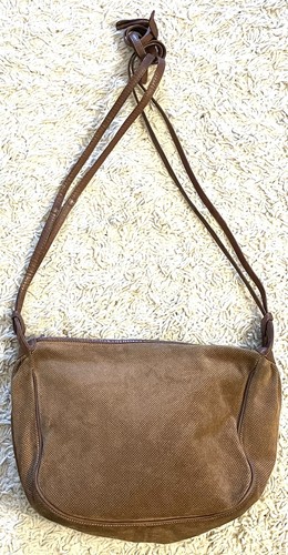 Vintage Bottega Veneta dark brown suede leather square shoulder bag wi –  eNdApPi ***where you can find your favorite designer  vintages..authentic, affordable, and lovable.