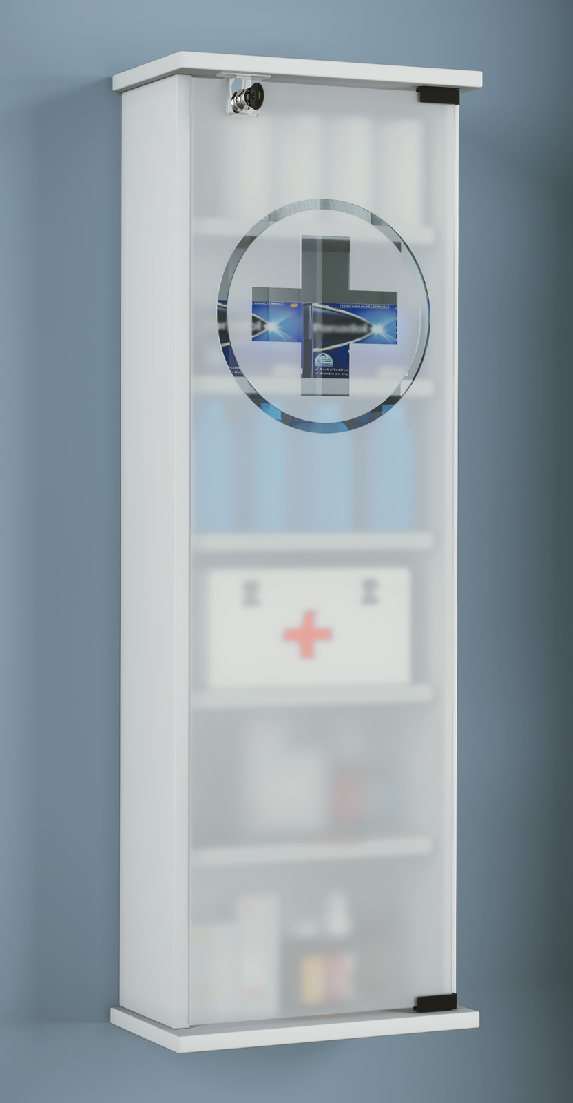 VCM Wand Medizinschrank Arzneischrank Erste Hilfe Medikamentenschrank