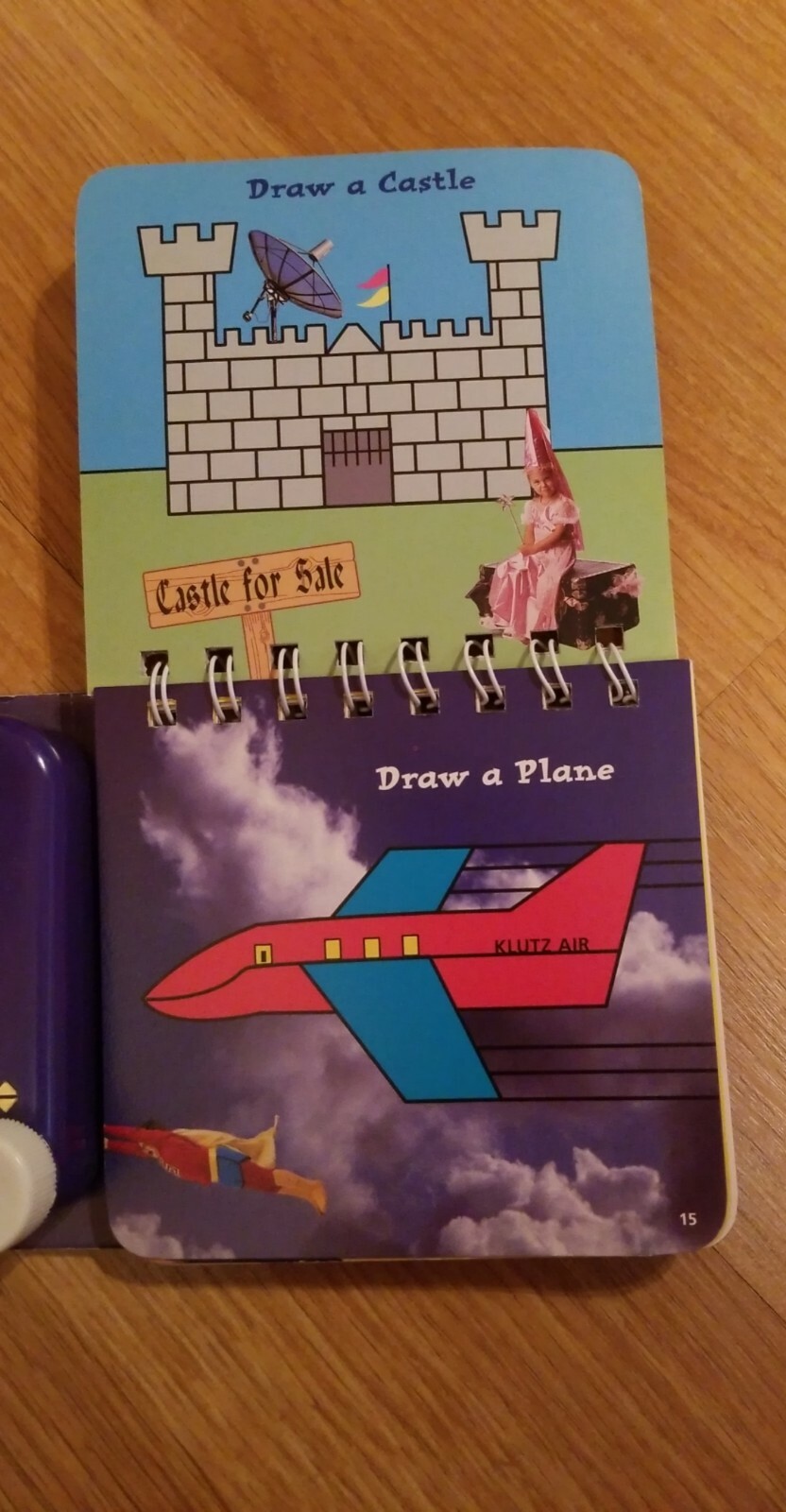 Pocket Etch A Sketch Purple with 9 See Through Games and Book Ohio Art