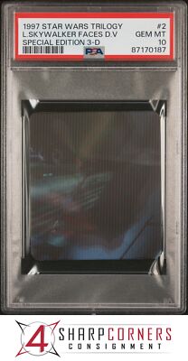 1997 STAR WARS 3-D #2 LUKE SKYWALKER FACES DARTH VADER PSA 10 N3929494-187