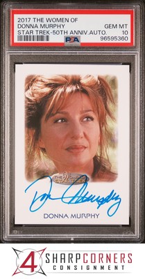 2017 STAR TREK 50TH ANNIVERSARY AUTO DONNA MURPHY POP 4 PSA 10 N4135139-360