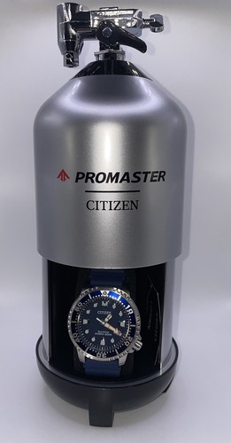 Pre-owned Citizen Eco-drive Promaster Diver Quartz, Blue. Refer Bn0151-09l. In Box